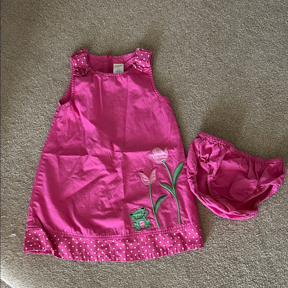 Gymboree 3T Pink Dress with Bloomers